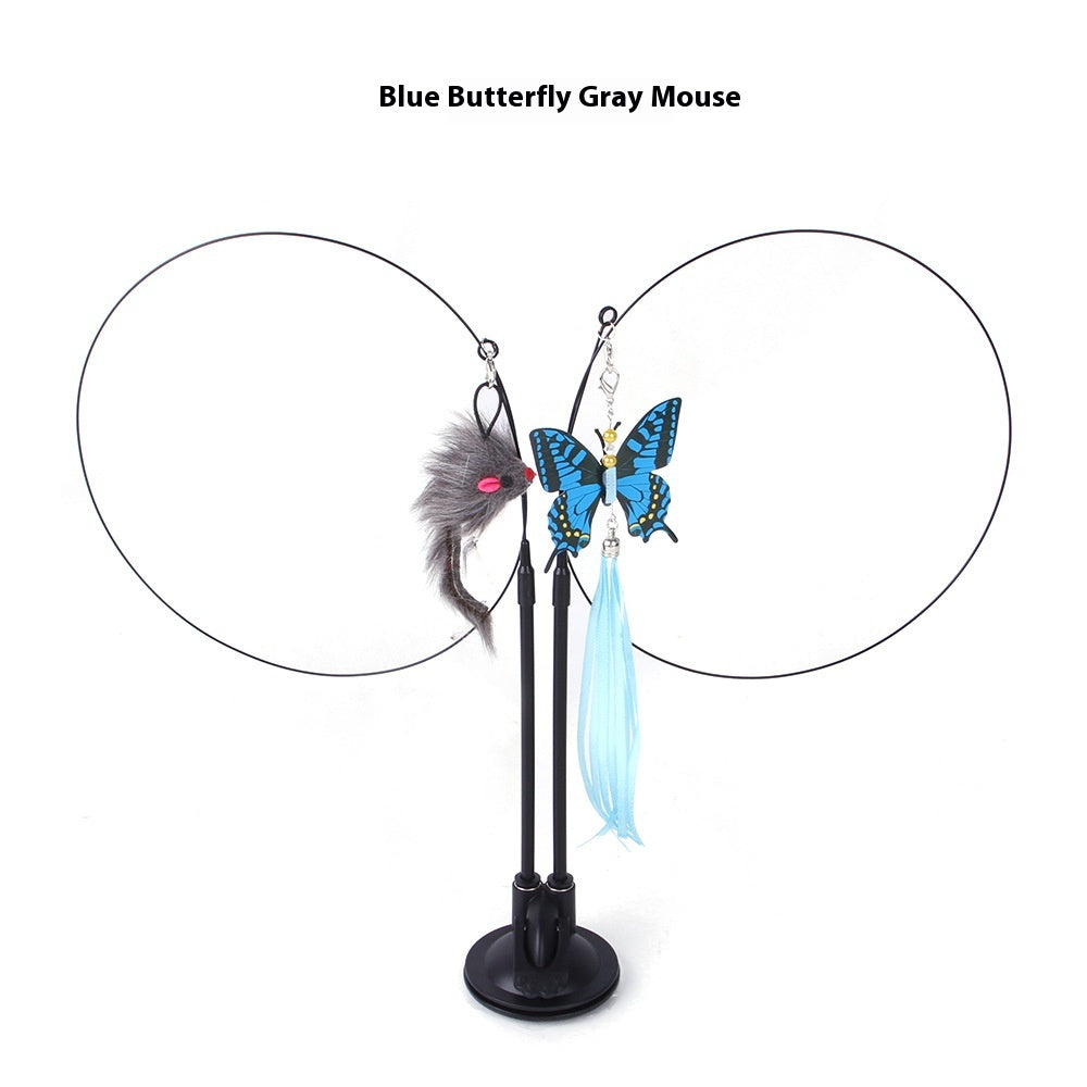 HomiraBloom | PlayStick – Interactive Suction Cup Cat Teaser