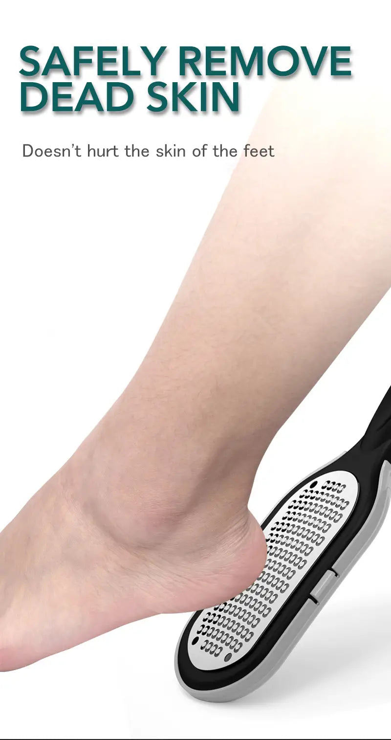 HomiraBloom SilkGlide – Stainless Steel Callus Remover & Professional Foot File