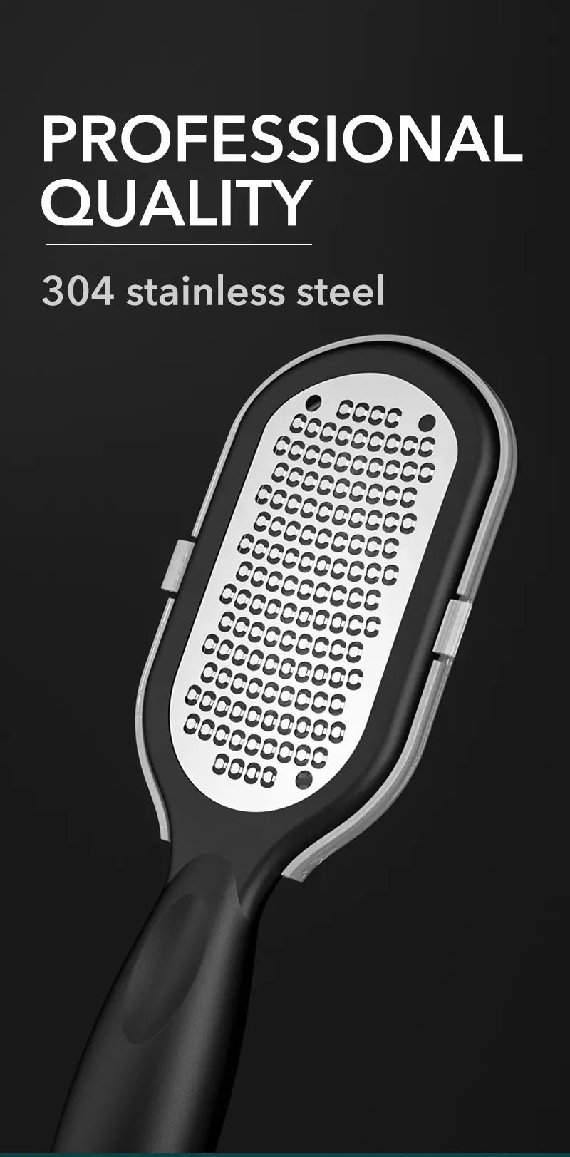 HomiraBloom SilkGlide – Stainless Steel Callus Remover & Professional Foot File