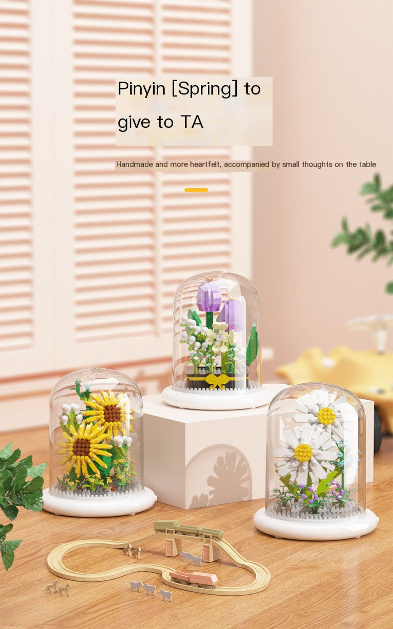 HomiraBloom | Eternal Bloom – DIY Sunflower LED Light Sculpture
