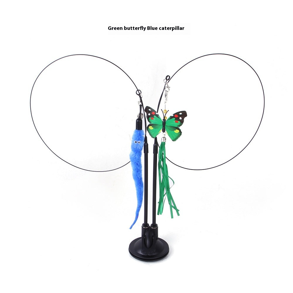HomiraBloom | PlayStick – Interactive Suction Cup Cat Teaser