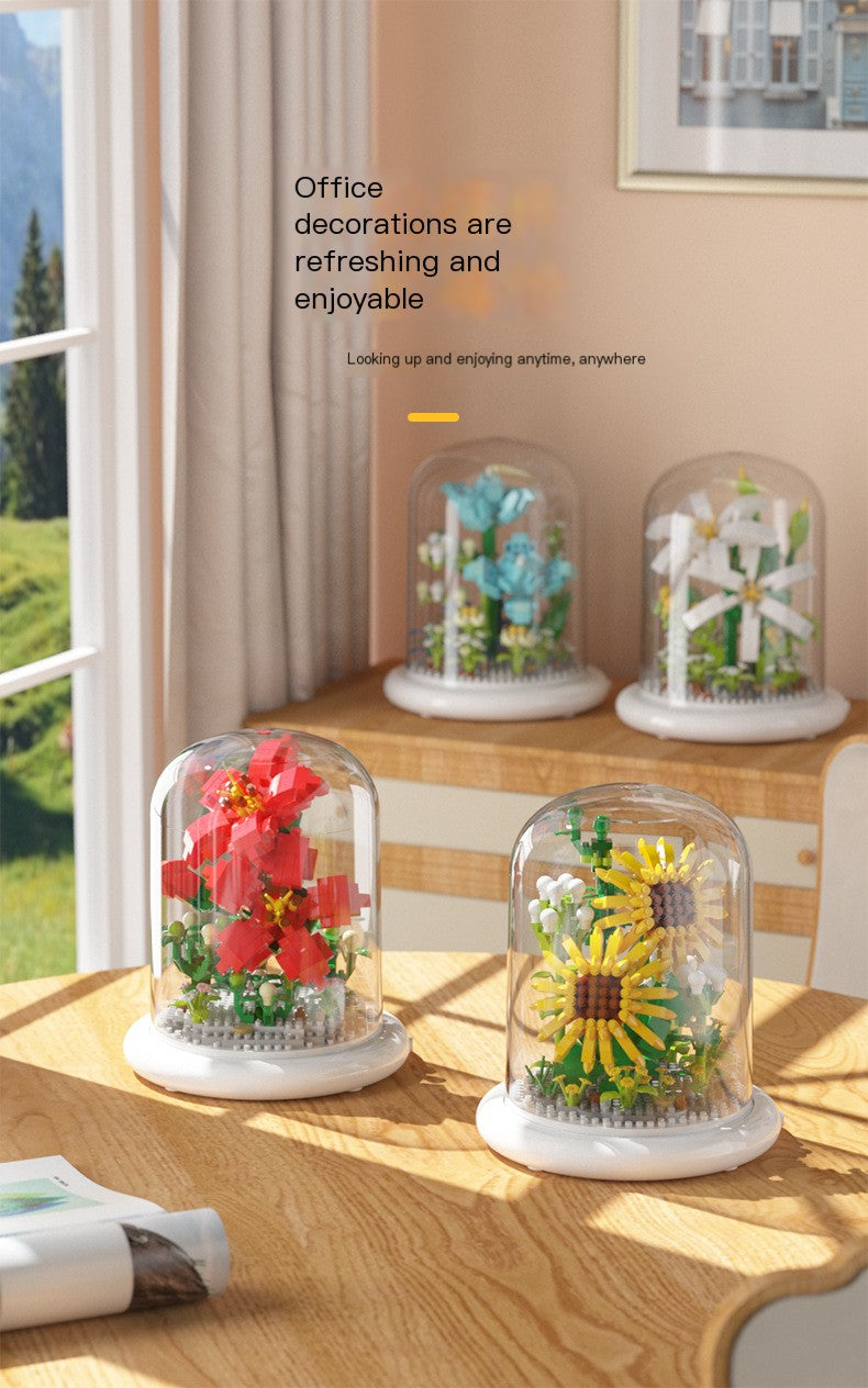 HomiraBloom | Eternal Bloom – DIY Sunflower LED Light Sculpture