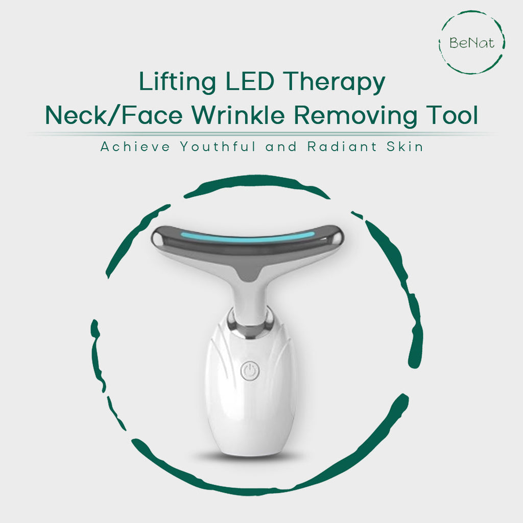 HomiraBloom AuraLift – Neck & Face Lifting LED Therapy Device