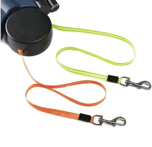 HomiraBloom | TwinWalk Pro – 360° Tangle-Free Double Retractable Leash