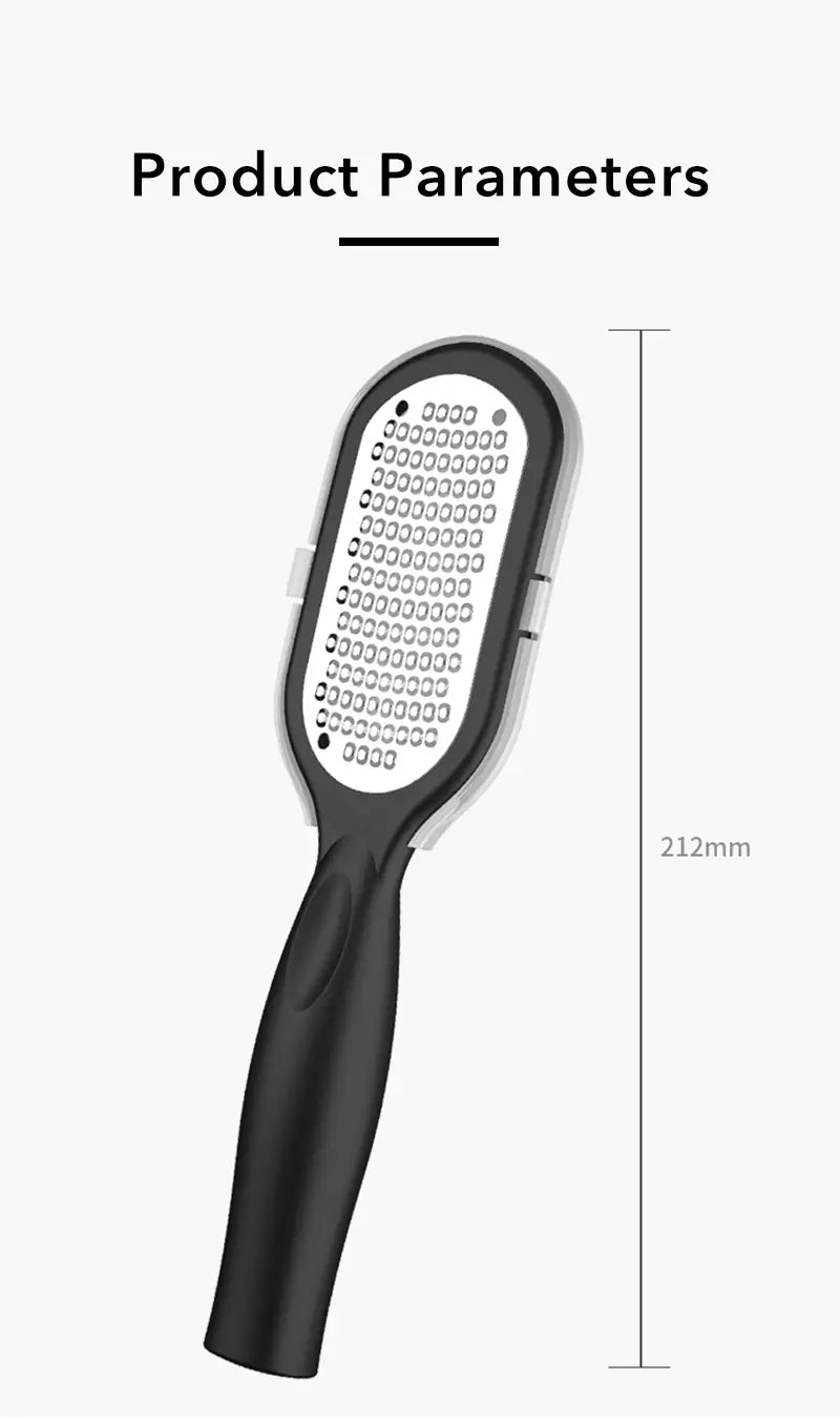 HomiraBloom SilkGlide – Stainless Steel Callus Remover & Professional Foot File