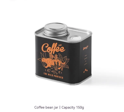 HomiraBloom RetroLock – Coffee Bean Sealed Cans & Tinplate Camping Organizer