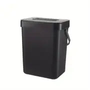 1pc 5L Kitchen Trash Can, Wall Mounted or Hanging Design