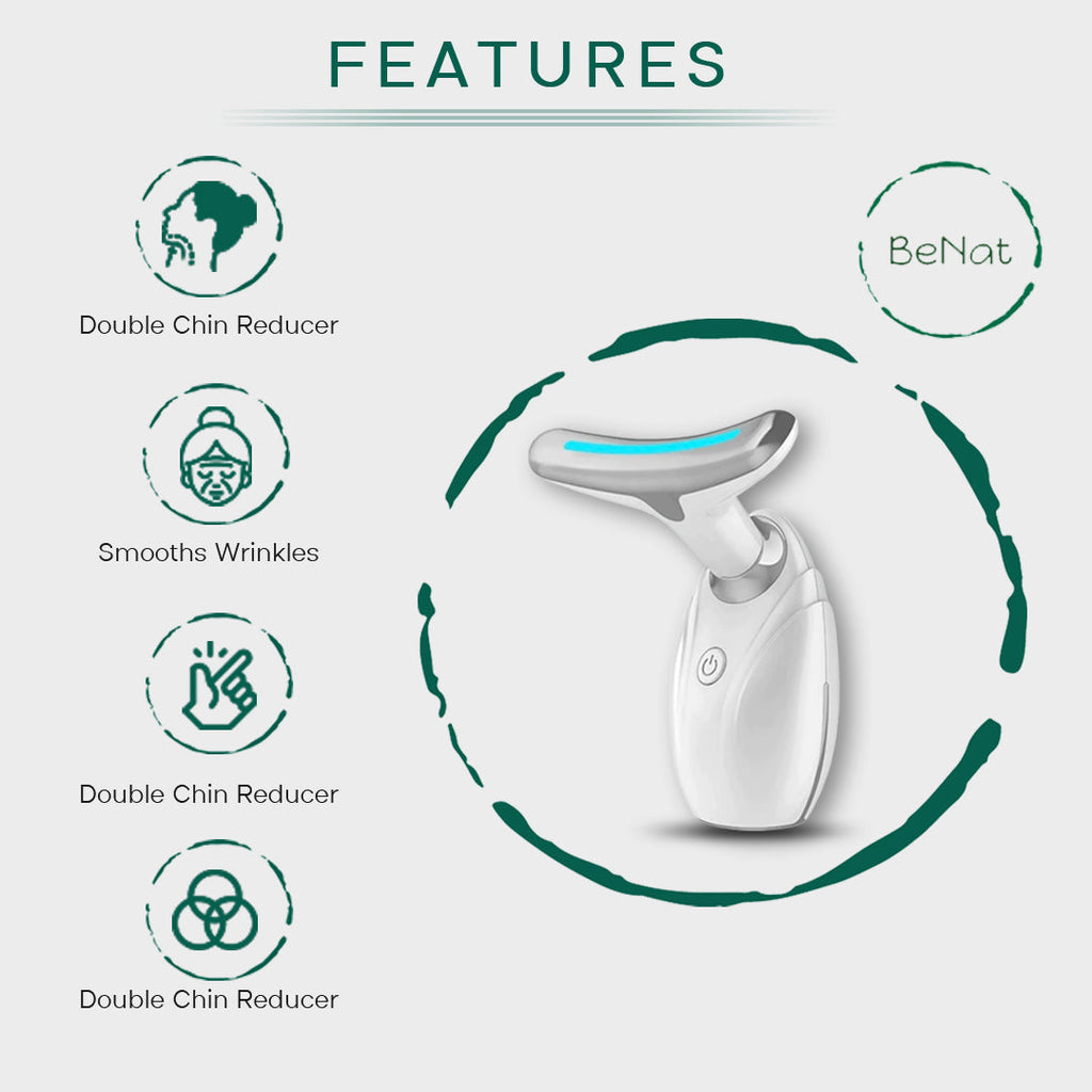 HomiraBloom AuraLift – Neck & Face Lifting LED Therapy Device