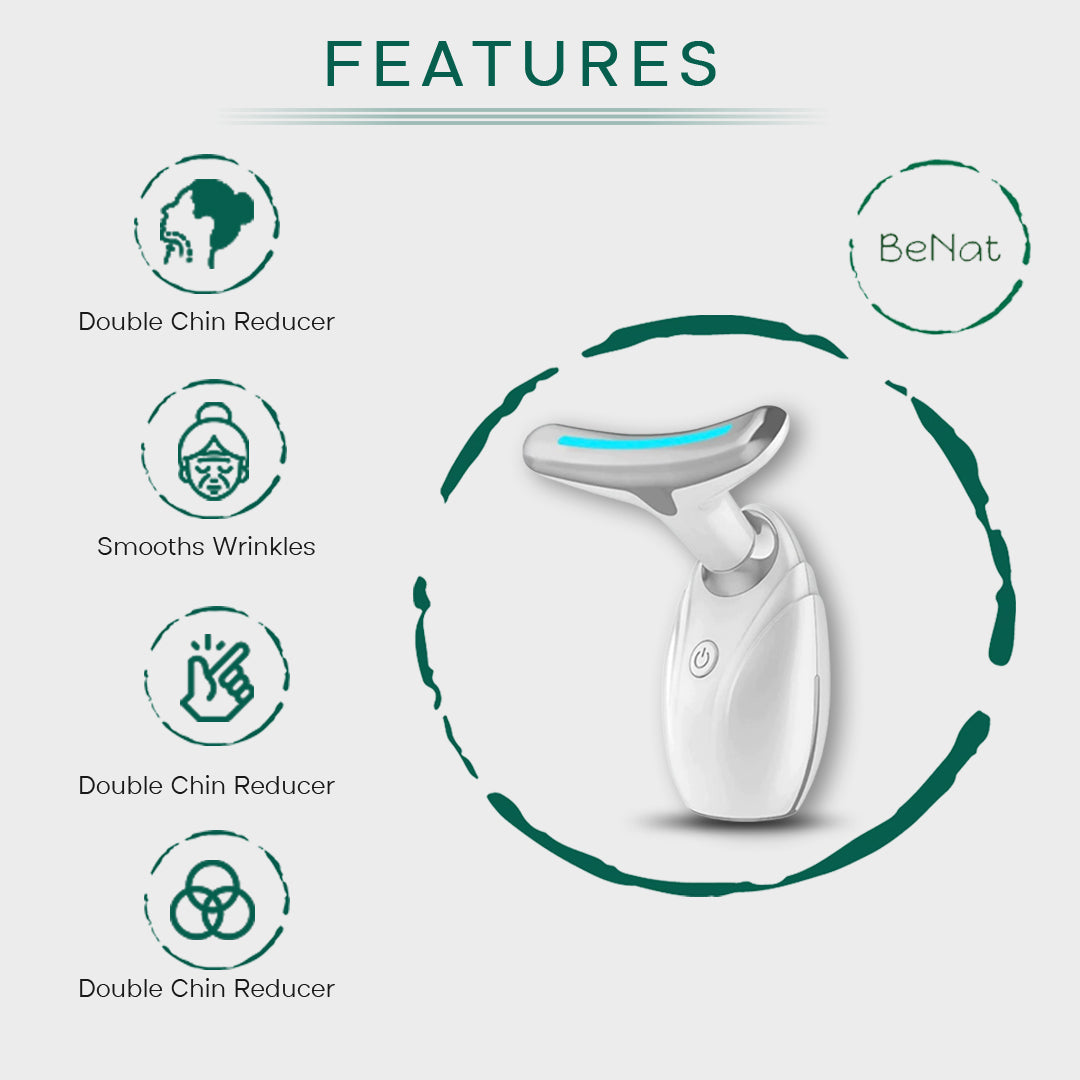 HomiraBloom AuraLift – Neck & Face Lifting LED Therapy Device