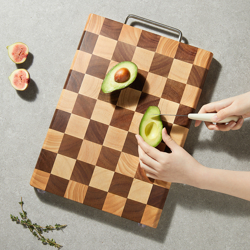 HomiraBloom TimberSleek – Mango Acacia Chopping Board & Premium Serving Tray