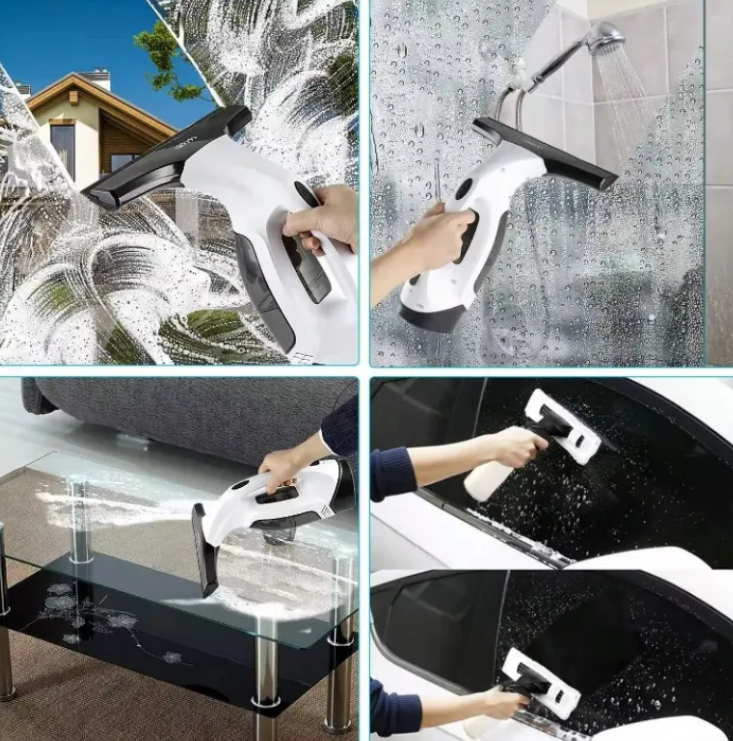 HomiraBloom | CrystalView – Cordless Smart Window Vacuum & Polisher