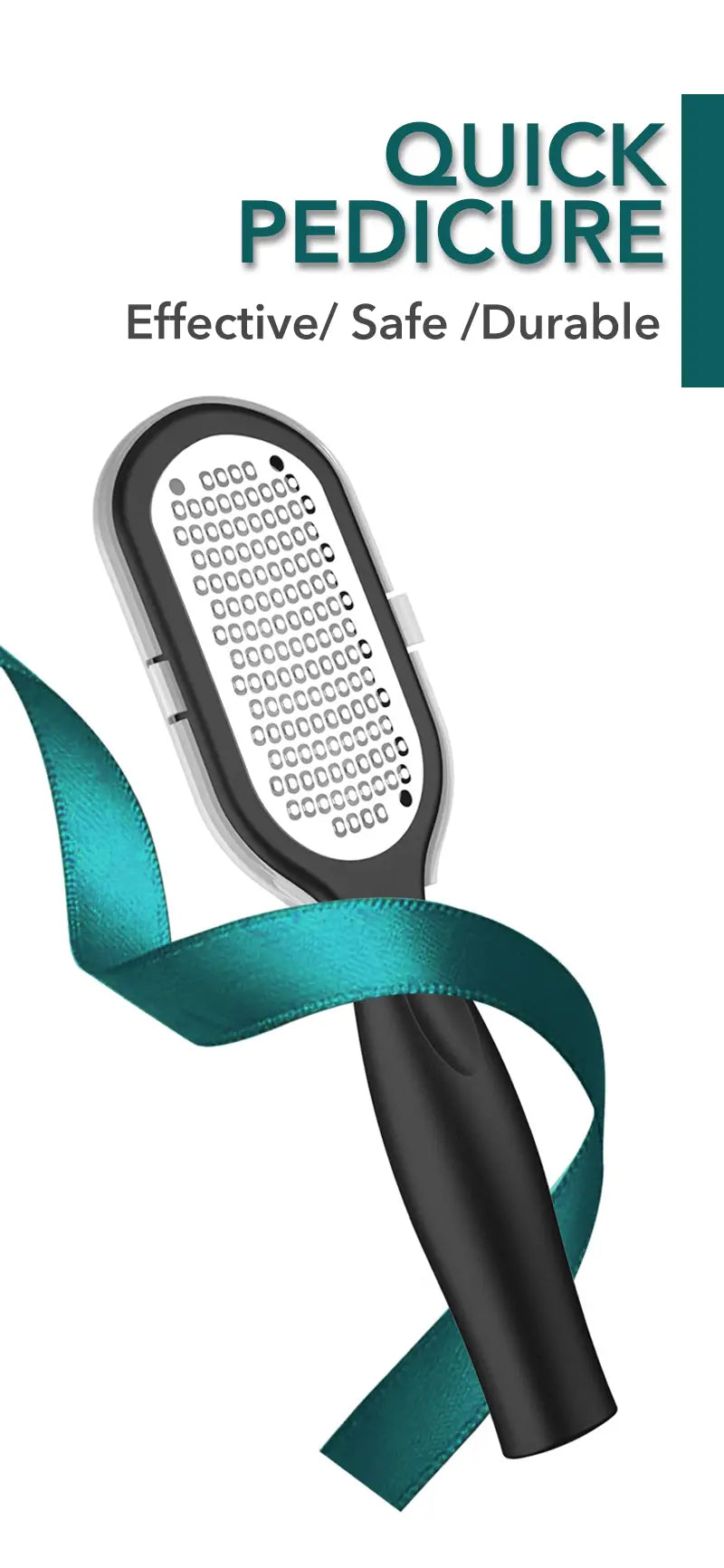 HomiraBloom SilkGlide – Stainless Steel Callus Remover & Professional Foot File